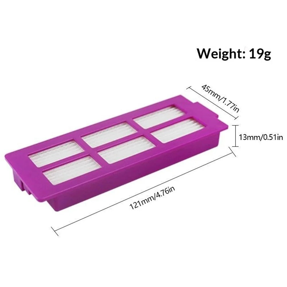 For Midea V15 Pro Robot Vacuum HEPA Filter Replacement Part Air Purifier Accessories - Purple - 4