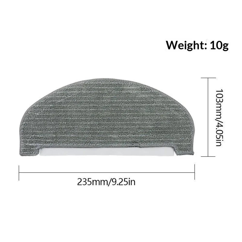 For Eufy Clean G40 / G40 Hybrid+ Replacement Mop Pad Robot Vacuum Cleaner Cleaning Cloth - Grey - 4