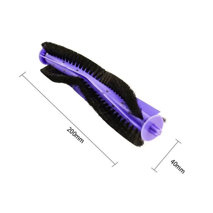 For Narwal J3 Spiral Bristles Main Brush Roll Robot Vacuum Cleaner Replacement Part - Purple - 4