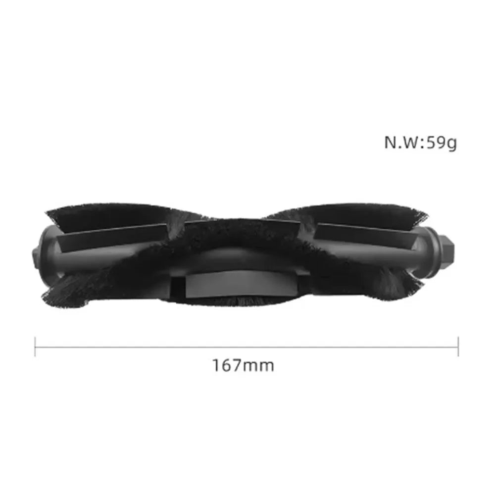 Main Brush Roller for Lefant M2 / M2 Plus / M2S Pro Robot Vacuum Cleaner Replacement Part - Black - 4