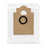 Non-woven Fabric Dust Bag for Lefant M2 / M2 Plus / M2S Pro Robot Vacuum Cleaner Replacement Part - White - 3