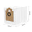 Non-woven Fabric Dust Bag for Lefant M2 / M2 Plus / M2S Pro Robot Vacuum Cleaner Replacement Part - White - 4