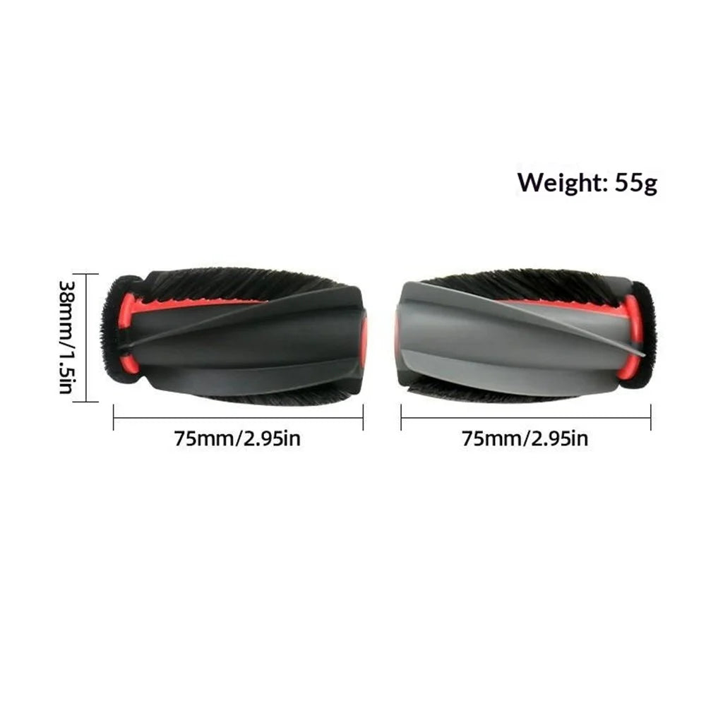 2Pcs For Eufy Robot Vacuum Omni E25 / E28 Main Brush Roller Robot Vacuum Cleaner Parts Replacement Accessories - 5