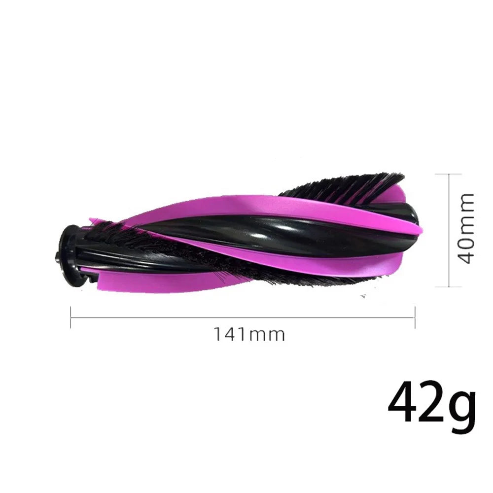 For Midea V12 Pro Robot Vacuum Cleaner Roller Brush Anti-Tangle Roller Brush Replacement - Purple - 2
