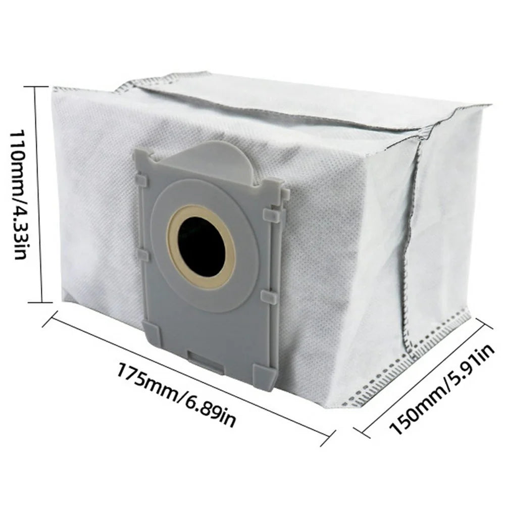 For Ecovacs Deebot X11  /  X11 PRO Dust Bag Non-woven Robot Vacuum Replacement Part Cleaner Bag - White - 5