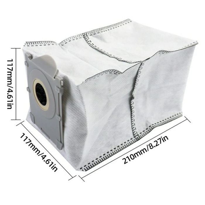 For Ecovacs Deebot X11  /  X11 PRO Robot Vacuum Dust Bags Non-Woven Disposable Collection Bags - White - 3
