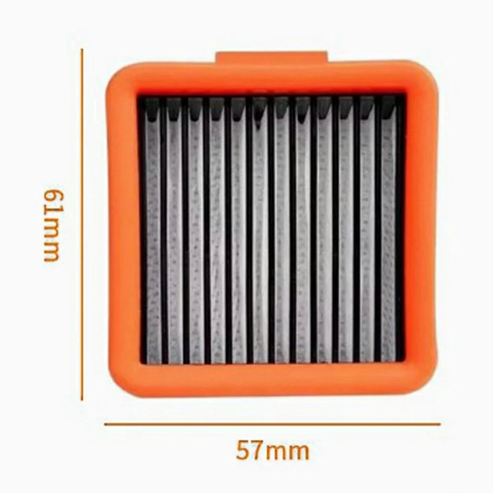 Square Filter for UWANT Cloud 2.0  /  D5  /  V8  /  D100  /  D100 Pro Vacuum Cleaner Replacement Part - Orange - 3