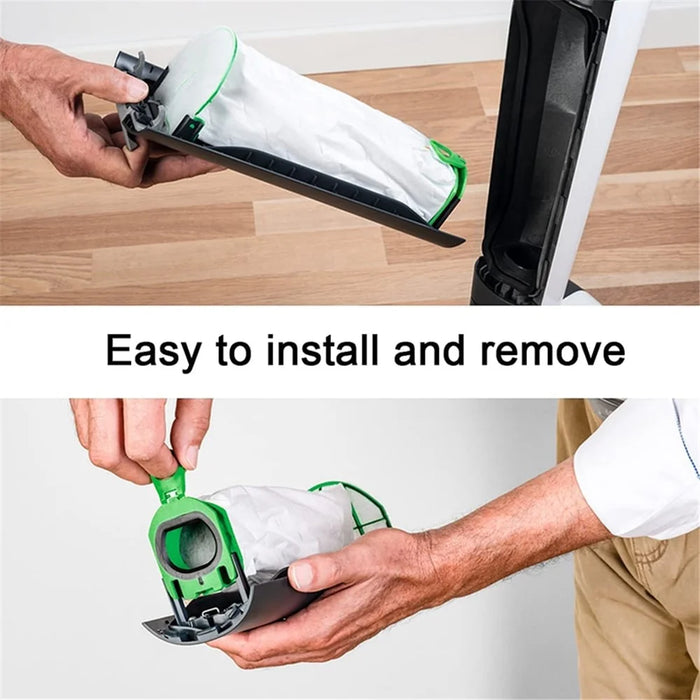 10PCS Replacement Cleaning Bags Dust Bags with Cleaning Brush for Vorwerk Kobold VB100 Vacuum Cleaner - 6