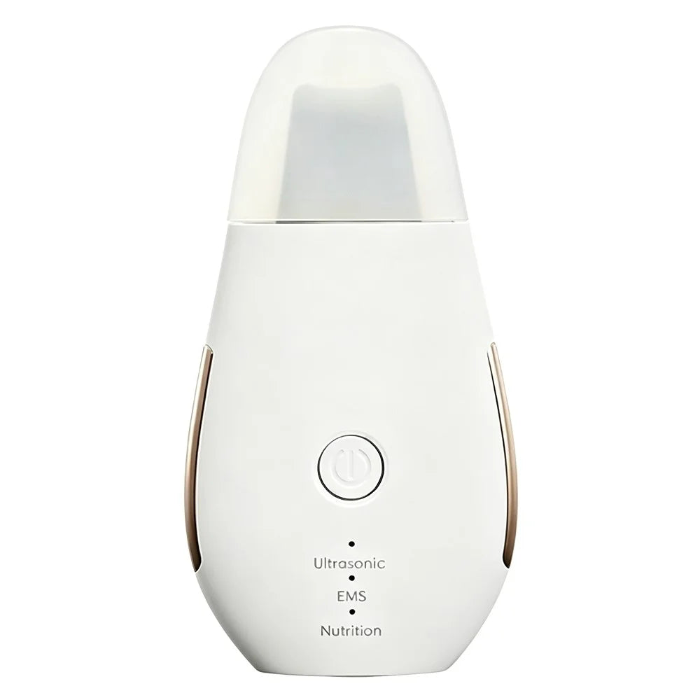 YJK028 Ultrasonic EMS Skin Scrubber Face Spatula Blackhead Remover Pore Cleaning Tool Beauty Device for Deep Cleansing - 1