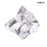100Pcs Plastic Stone Vase Filler Fake Crystal Diamond Decoration for Aquarium Fish Tank, Size L - 1