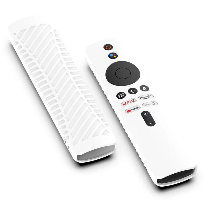 For Xiaomi TV Stick 4K Remote Control Case Protective Cover Drop Resistant Silicone Shell - White - 5