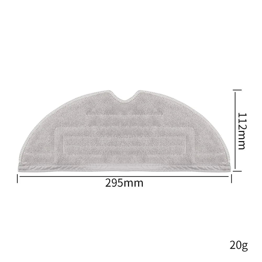 Thickened Mop Cloth for Roborock S7 MaxV / S8 / S8+ Vacuum Cleaner Replacement Parts Anti-Microbial Duster Cloth - 6