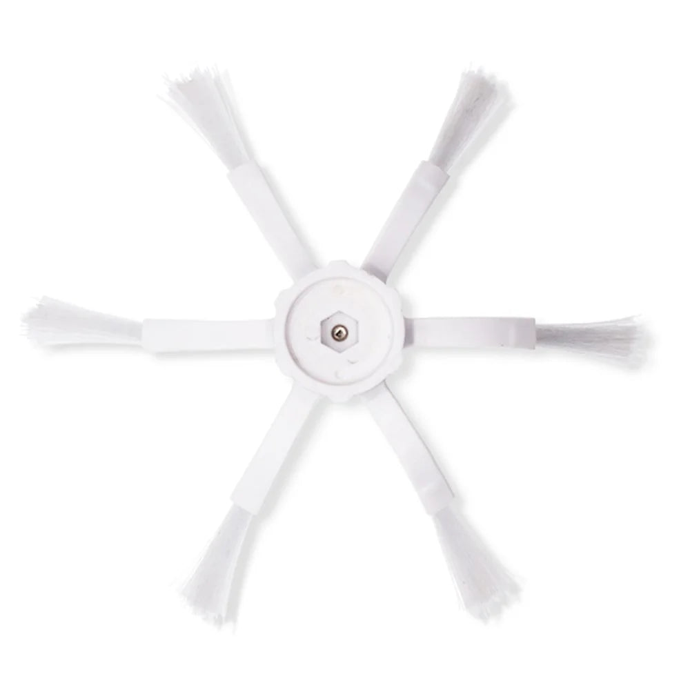 2Pcs 6-Armed Side Brush for Roborock S5 / S6 / S5 Max / S6 Max / S7 / S7 MaxV / S8 / S8+ / S8 Ultra Sweeper Cleaner Parts (White) - 3