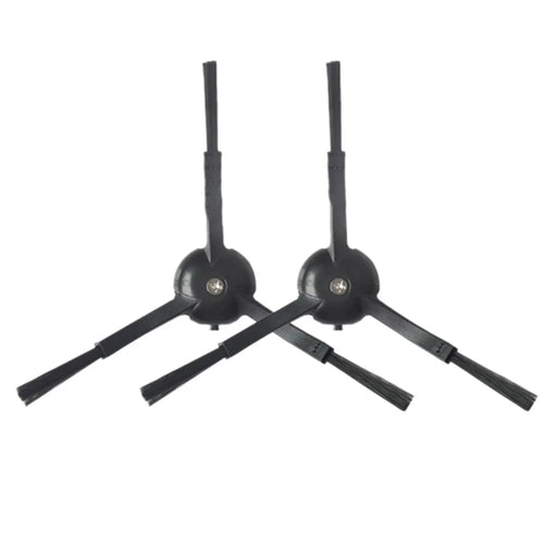 2Pcs 3 Arms Side Brush for Roborock S50 / S55 / S5 Max / S6 / S8 Robot Vacuum Cleaner Replacement Part - Black - 1