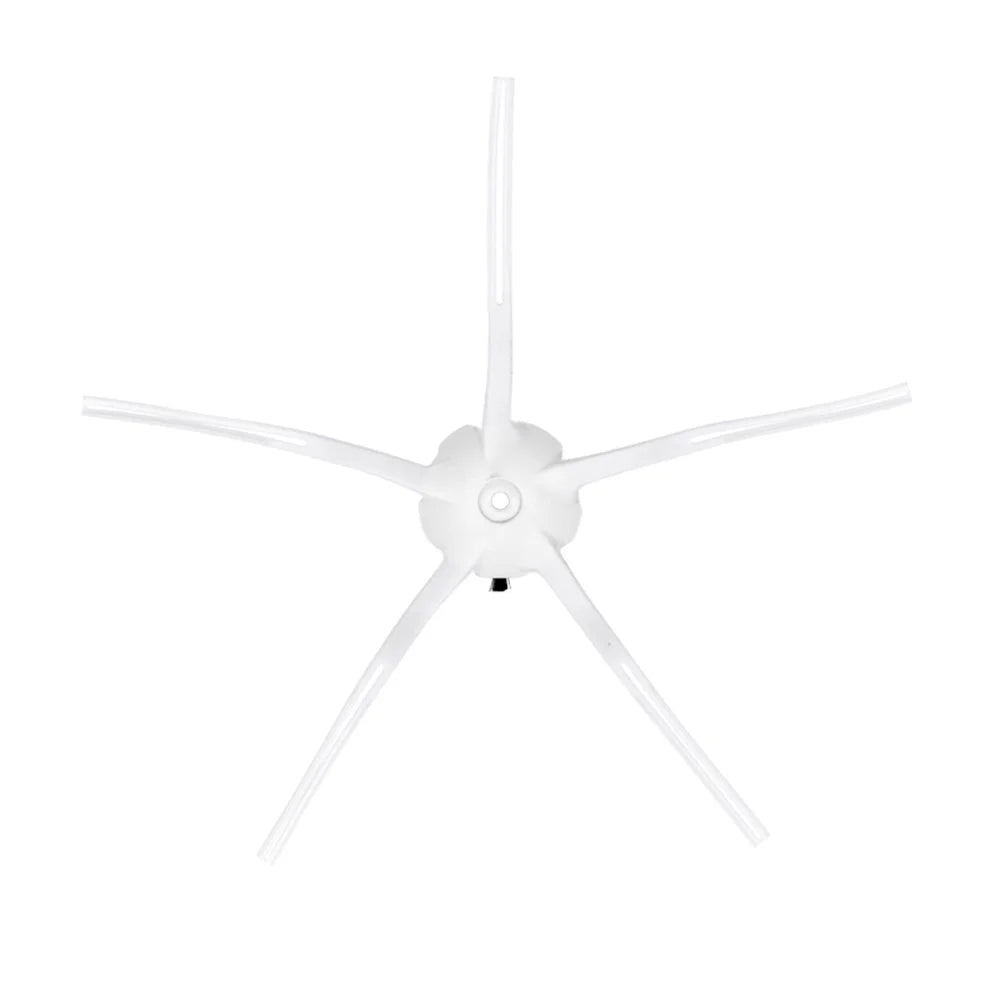 2Pcs For Roborock P10 / Q Revo MaxV / S7 / G20 / G10 / G10S Vacuum Cleaner 5 Arms Side Brush Replacement Part - White - 2