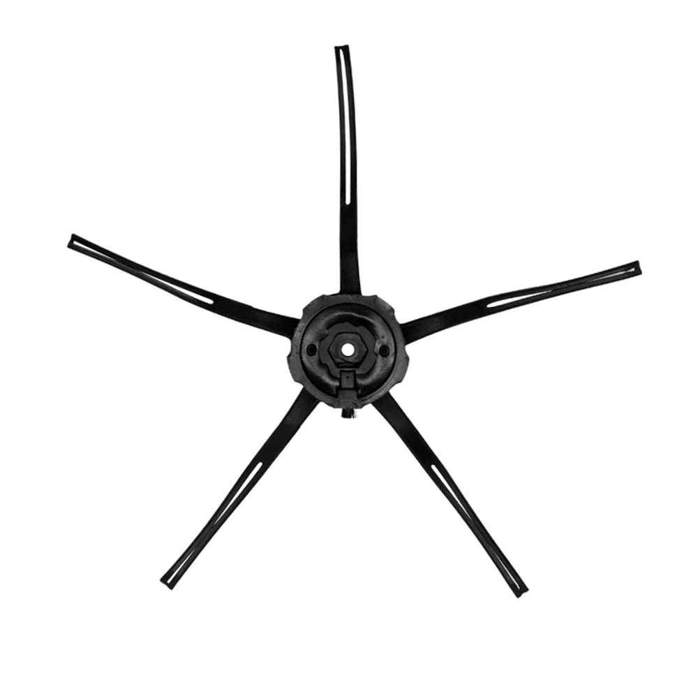 2Pcs Replacement 5 Arms Side Brush for Roborock T7S / T7S Plus / G20 / G10 / S8 / S6 Pure / S6 Max Robot Vacuum Cleaner - Black - 3