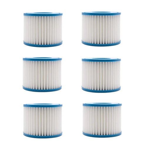 6Pcs For Bestway VI / Lay-Z-Spa Miami / 58323 Replacement Swimming Pool Filter Spare Parts - 1