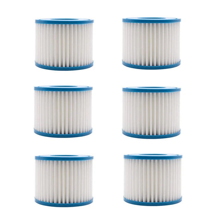 6Pcs For Bestway VI / Lay-Z-Spa Miami / 58323 Replacement Swimming Pool Filter Spare Parts - 1