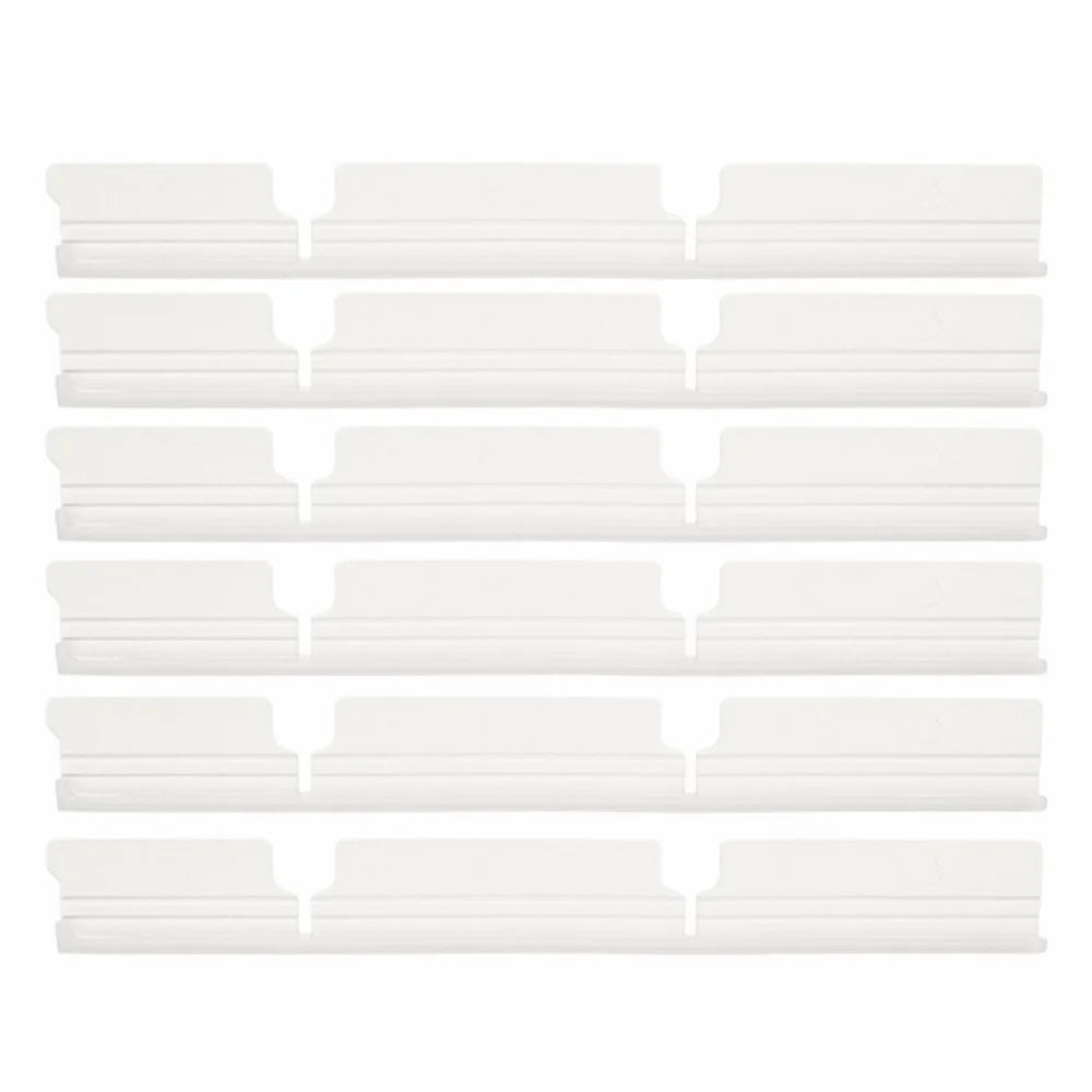 6Pcs for Vorwerk VR200 / VR300 Sweeping Robot Replacement Main Brush Rubber Strips Vacuum Cleaner Brush Bar - 1