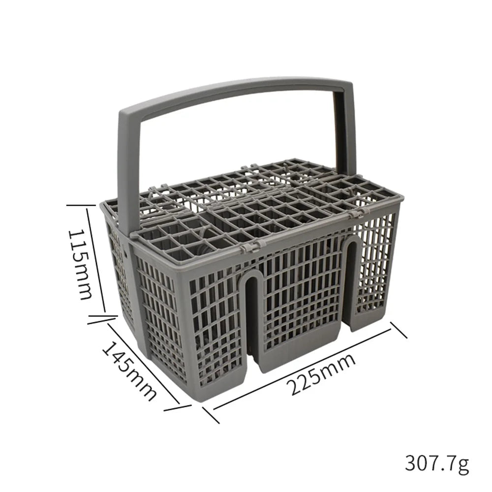 1Pc Dishwasher Cutlery Basket for Bosch Siemens Neff Knife Fork Cutlery Cage PP Storage Basket - 6