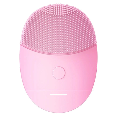 HQ-A005 Mini Silicone Facial Cleansing Brush Face Massager Skin Care Tool Beauty Device for Clean & Healthy Face Care - Pink - 1