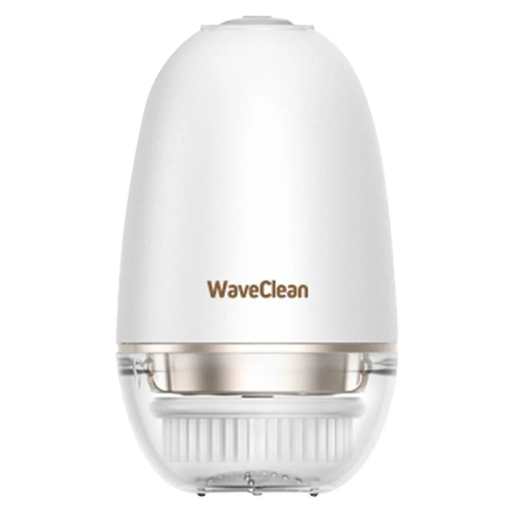 HQ-A002 Ultrasonic Facial Cleanser Electric Face Brush Cleaning Device with 2 Replacement Brushes (No CE) - 1