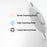 HQ-A002 Ultrasonic Facial Cleanser Electric Face Brush Cleaning Device with 2 Replacement Brushes (No CE) - 5