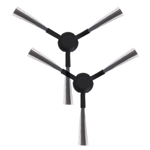 2Pcs For Dreame X20 Pro / X20 Pro Plus / X30 / X30 Pro / S10 Plus Side Brush Vacuum Cleaner Replacement - Black - 1