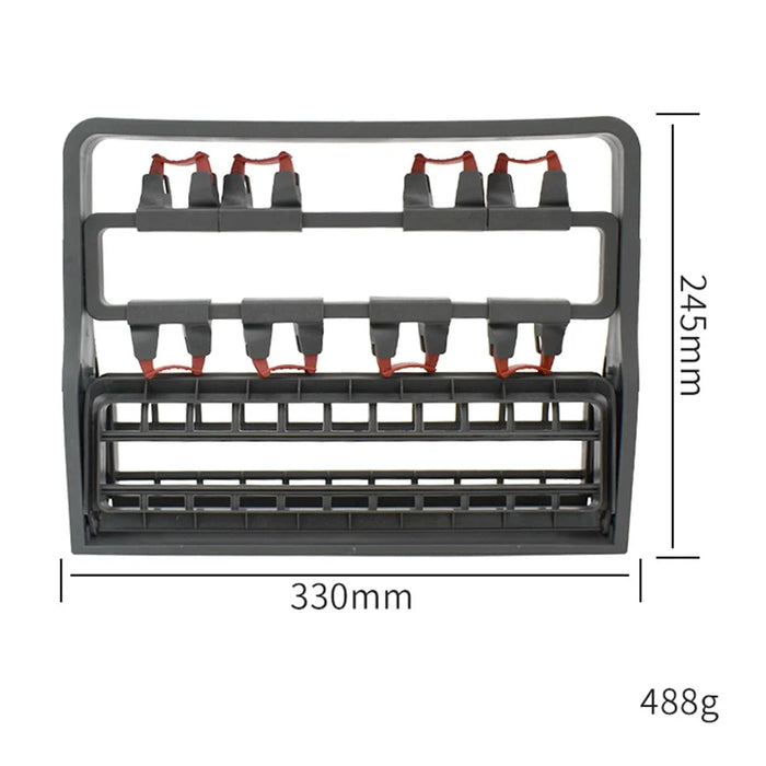 Wine Glass Storage Rack Cup Holder Drain Shelf Kitchen Tabletop Organizer Gadget - 6
