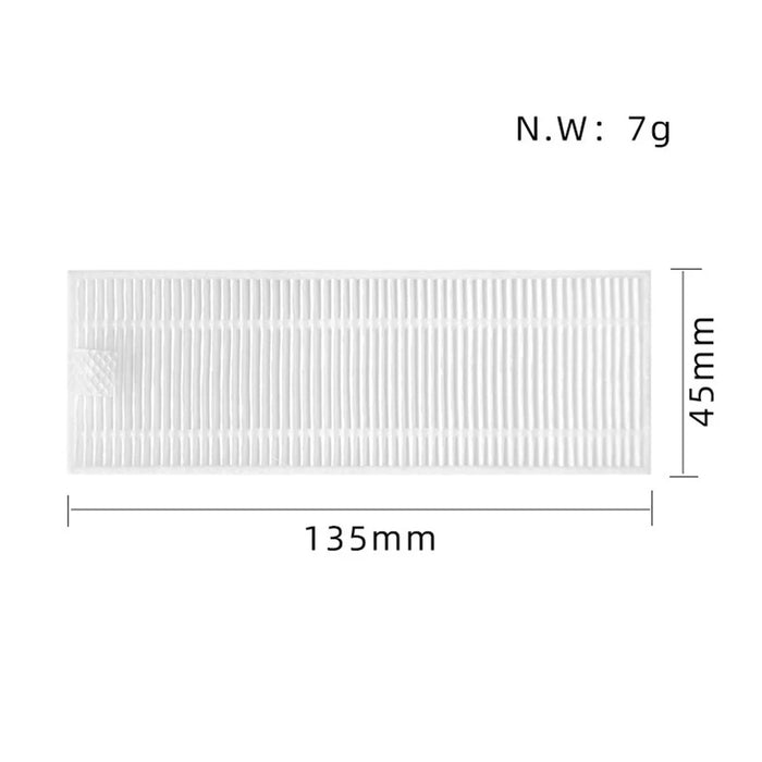 2PCS For Xiaomi STYJ02YM / Mijia 3C / Viomi X2 / Robot Vacuum S10 Replacement Filter Mesh - 6