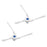 2Pcs Side Brush for Ecovacs DEEBOT X2 / X2 PRO / X2 OMNI / X2 COMBO Vacuum Cleaner Sweeping Robot Replacement Part - White - 1