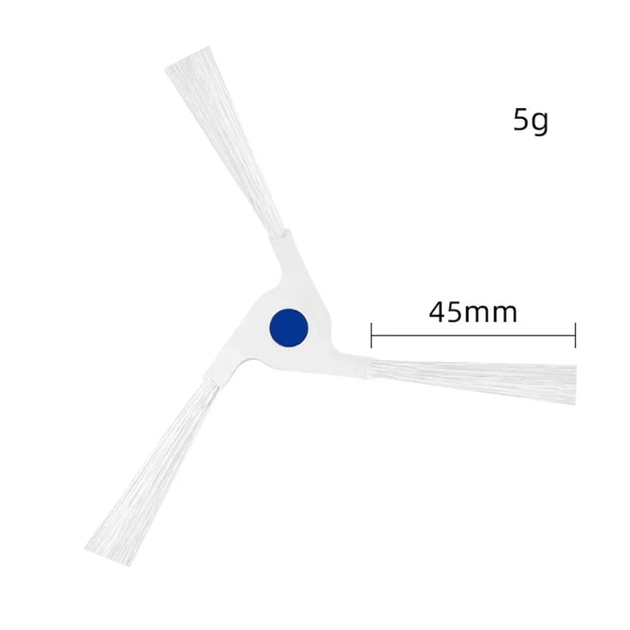 2Pcs Side Brush for Ecovacs DEEBOT X2 / X2 PRO / X2 OMNI / X2 COMBO Vacuum Cleaner Sweeping Robot Replacement Part - White - 5