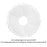 JUNSUNMAY 4Pcs Vacuum Cleaner Mop Pad for ECOVACS X1 Turbo  /  X1 Omni  /  X2 Omni  /  T10 Turbo  /  T10 Omni  /  T20  /  T20 Omni - White - 2