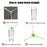 JUNSUNMAY 6Pcs Triangle Side Brushes for iRobot Roomba i7 / i7+ / i8+ / E5 / E6 / E7 / j7 Sweeping Robot Replacement Part - 4