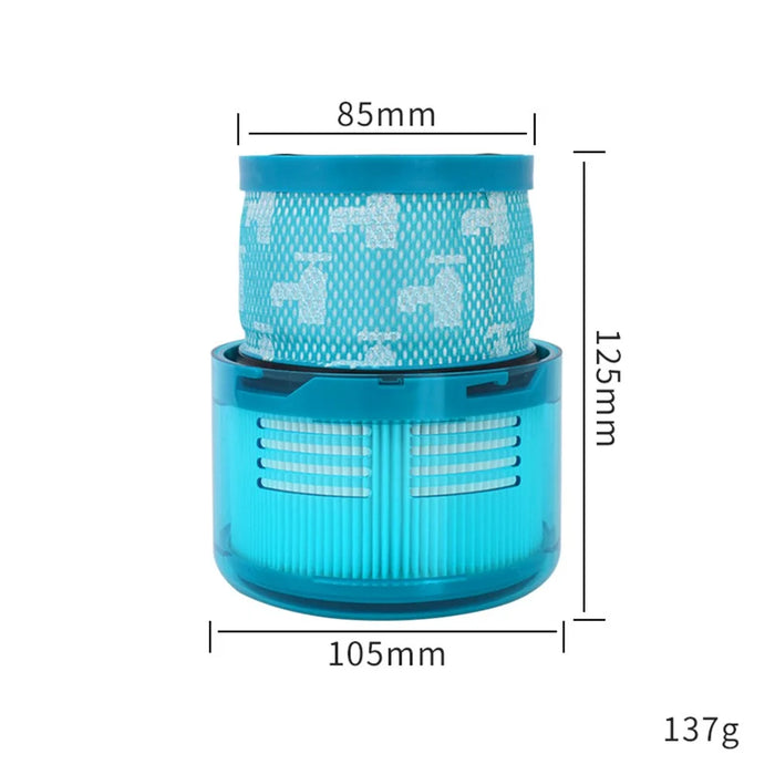 For Dyson Gen5Detect Fluffy Rear Cartridge Filter Replacement Home Cleaning Accessory - 6