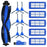 13Pcs  /  Set For Eufy RoboVac 15C Max  /  G32 Pro  /  11S Max  /  G30  /  30C Max  /  G20 Hybrid Main Brush + 6 Side Brush + 5 Filter + Cleaning Tool - 1