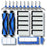 25Pcs / Set Sweeping Robot Accessories for Eufy Robovac 11S / 15C / 30C / 35C Main Brushes Filters Side Brushes Kit - 1