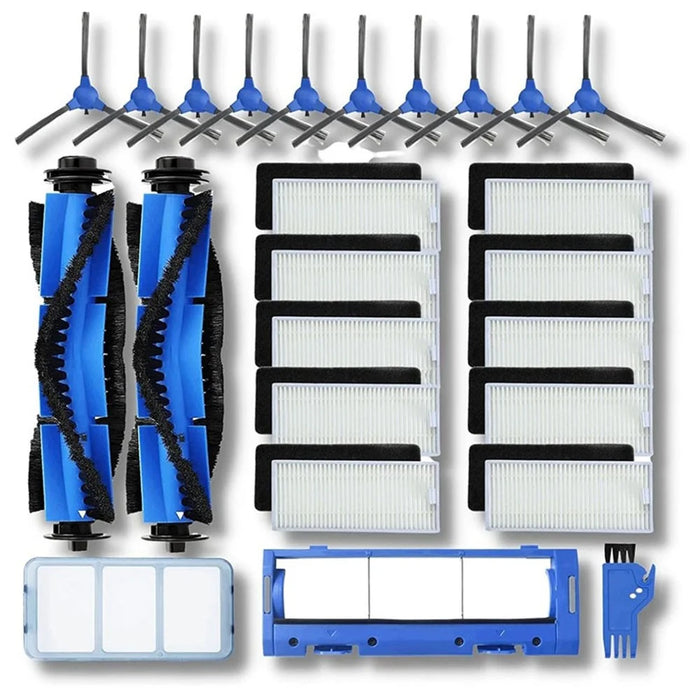 25Pcs / Set Sweeping Robot Accessories for Eufy Robovac 11S / 15C / 30C / 35C Main Brushes Filters Side Brushes Kit - 1