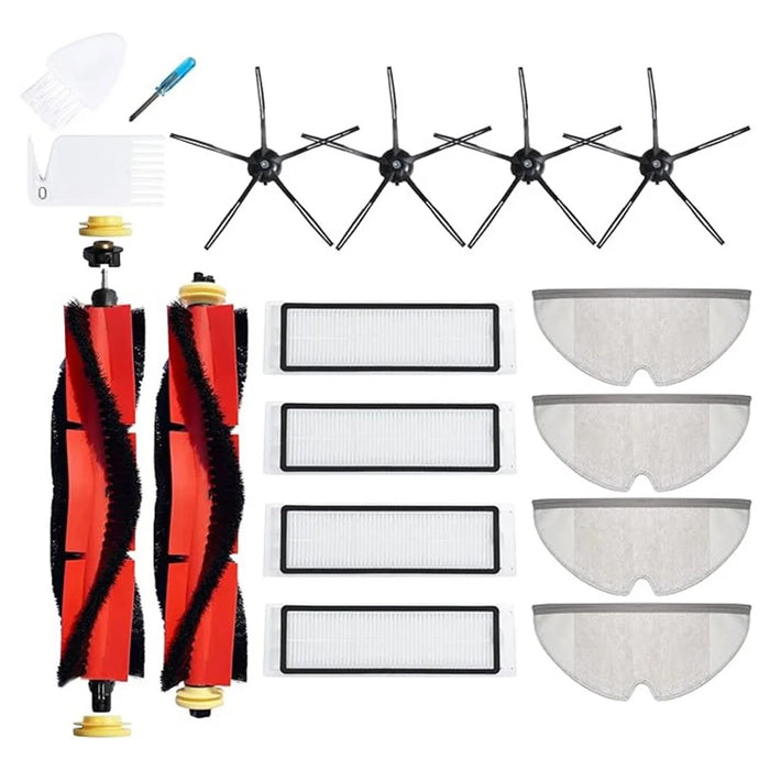 1 Set For Roborock S5 S6 S50 S51 Xiaowa E20 E25 E35 Cleaner Main Brush Cleaning Tool Filter Mop Kit - 1
