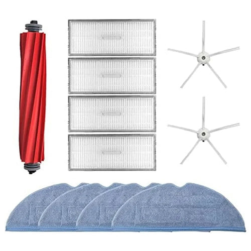 11Pcs / Set Accessories for Roborock S7 MaxV / S7 Maxv Ultra / S7 Maxv Plus Sweeping Robot Filters Main Brush Mop Cloth Side Brushes Kit - 1