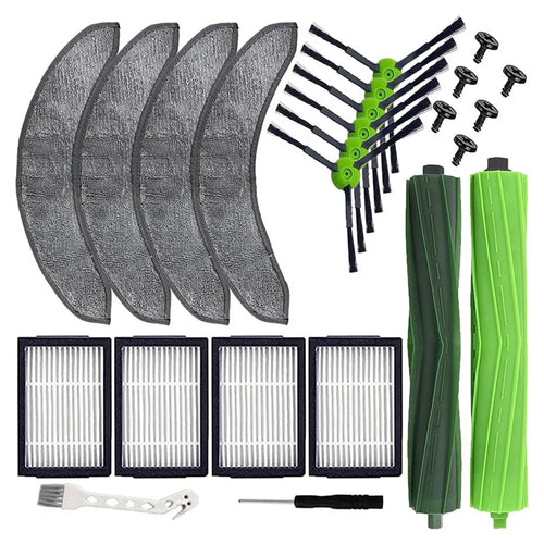 For iRobot Roomba Combo j7 / j9 Sweeping Robot Main Brush Filters Mop Cloth Side Brushes Cleaning Brush 23Pcs / Set Accessories - 1
