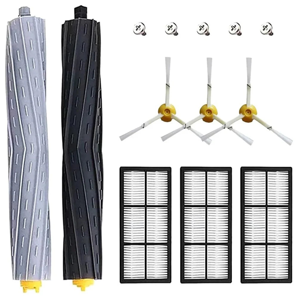 12Pcs / Set Replacement Parts for iRobot Roomba 800 / 900 Series, 1 Pair Main Brush+3 Filter+3 Side-Edge Brush+5 Screws - 1
