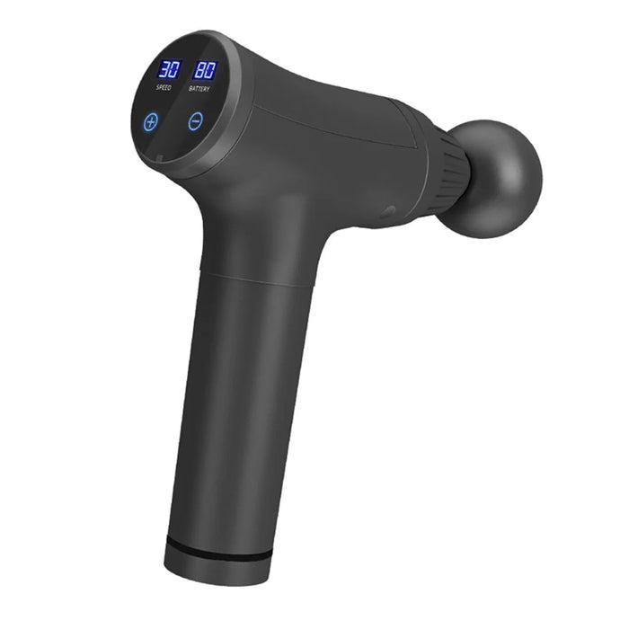 Cordless Massage Gun Handheld Body Neck Pain Relief Electric Massager Machine with 6 Heads - Black/US Plug - 5