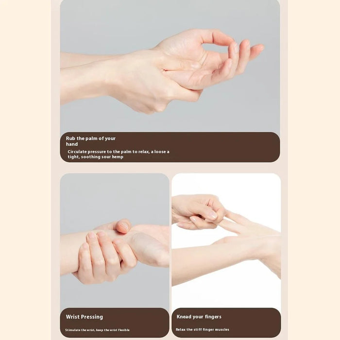 ST-1802 Electric Hand Massager Rechargeable Massage Glove with Hot Compression Pressure Point Therapy - 6