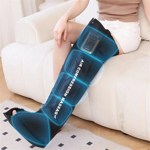 ST-504 1Pc LCD Display Air Pressure Electric Massager 3 Modes Cordless Leg Relaxer Foot Cover - 1