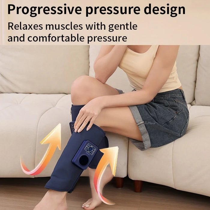 ST-505 1 Pair 360 Degree Air Pressure Eletric Calf Massager 3 Modes Muscle Relax Airbag Compresstion Leg Massager - 6