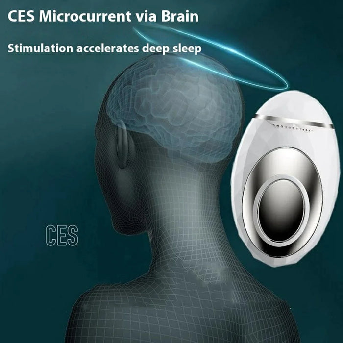K1 Handheld CES Sleep Aid Microcurrent EMS Pulse Device Gift for Insomnia Relief  /  Anxiety Reduction - White - 4