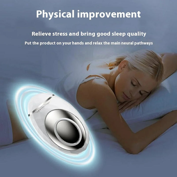 K1 Handheld CES Sleep Aid Microcurrent EMS Pulse Device Gift for Insomnia Relief  /  Anxiety Reduction - White - 5