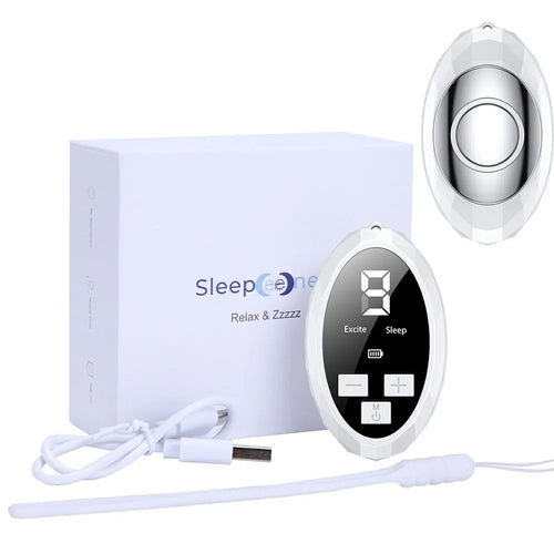 K320 9 Levels Handheld Microcurrent Sleep Aid Device Gift Pulse Insomnia Anxiety Relief Instrument - White - 1