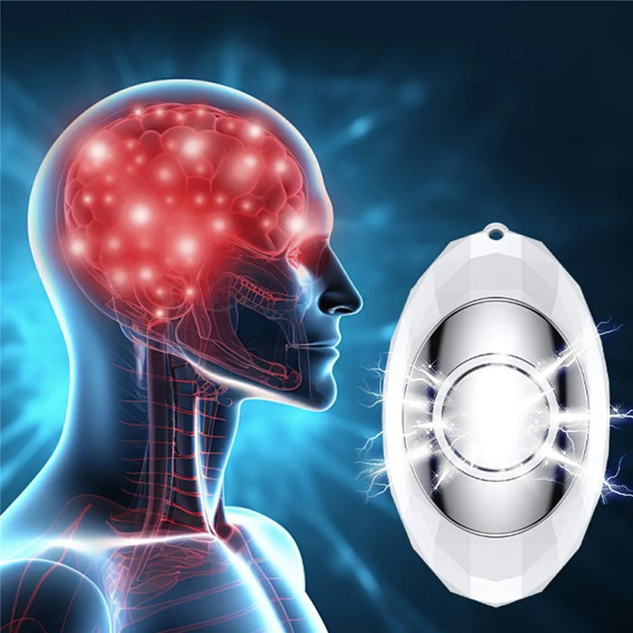 K320 9 Levels Handheld Microcurrent Sleep Aid Device Gift Pulse Insomnia Anxiety Relief Instrument - White - 3